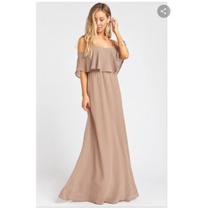 Show Me Your Mumu Caitlin Ruffle Maxi Dress
